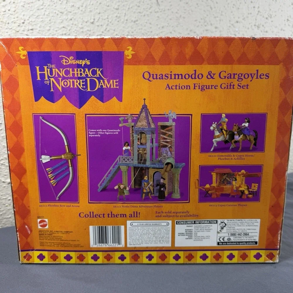 NEW! Disney's HUNCHBACK of NOTRE DAME‎ Figure Set #66221 ~ QUASIMODO & GARGOYLES